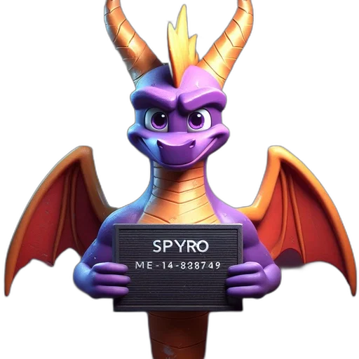 dragon, staff, weapon, 3d render transparent PNG cut-out