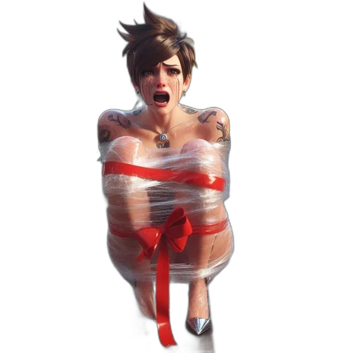 dress, creature, concept art, 3d render transparent PNG cut-out
