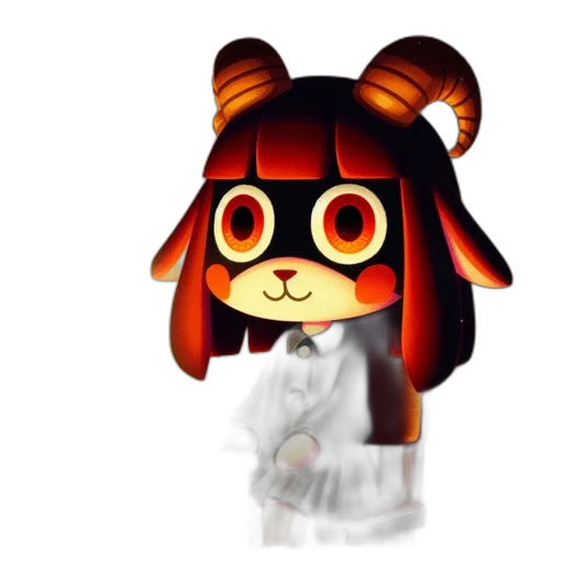 staff, animal, mask, dress transparent PNG cut-out