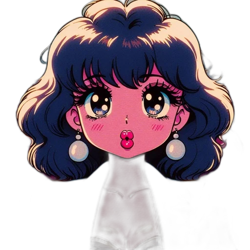 hair, face, cartoon, anime transparent PNG cut-out