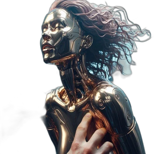 robot, jewelry, mask, face transparent PNG cut-out