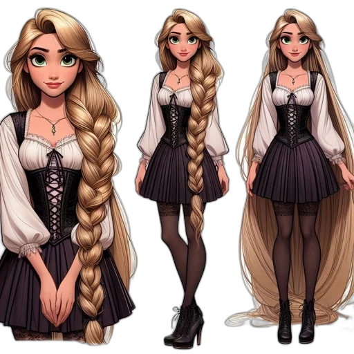 dress, concept art, fantasy art, cartoon transparent PNG cut-out