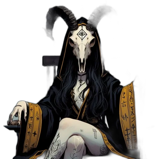 mask, dress, jewelry, concept art transparent PNG cut-out