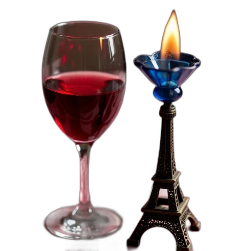 furniture, 3d render, fire, red transparent PNG cut-out