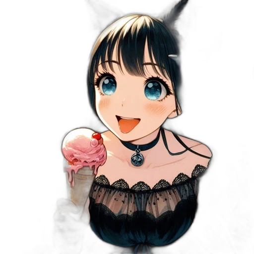 dress, food, flower, creature transparent PNG cut-out