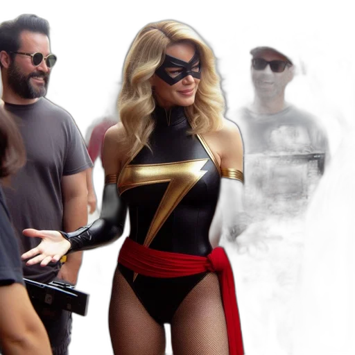 comic book art, concept art, woman, black transparent PNG cut-out