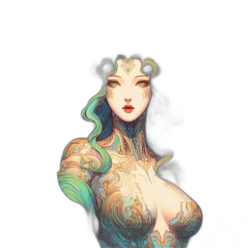 dress, jewelry, crown, dragon transparent PNG cut-out