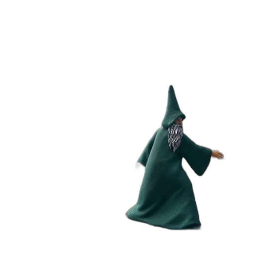hat, dress, staff, umbrella transparent PNG cut-out