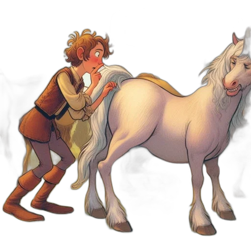 animal, concept art, fantasy art, watercolor transparent PNG cut-out