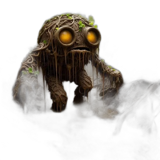 creature, mask, robot, staff transparent PNG cut-out