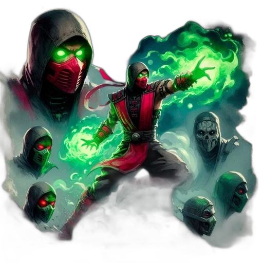 mask, staff, concept art, fantasy art transparent PNG cut-out