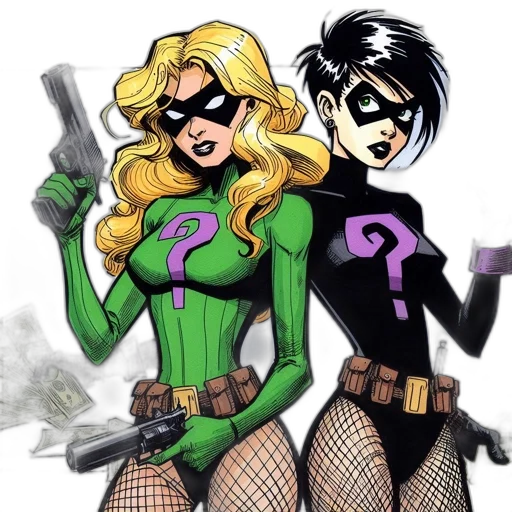 comic book art, concept art, cartoon, green transparent PNG cut-out
