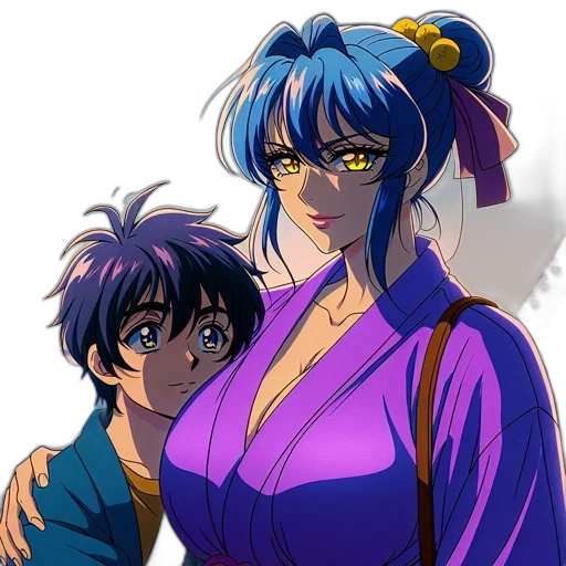 anime, vaporwave, cartoon, concept art transparent PNG cut-out