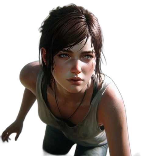 face, concept art, photorealistic, fantasy art transparent PNG cut-out