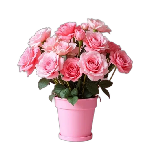 flower, crown, 3d render, photorealistic transparent PNG cut-out