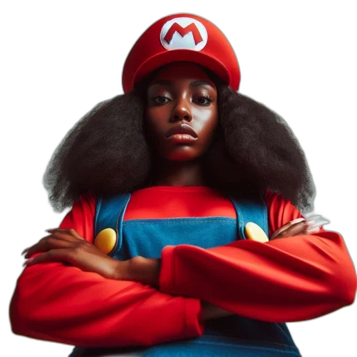 hair, hat, face, jacket transparent PNG cut-out