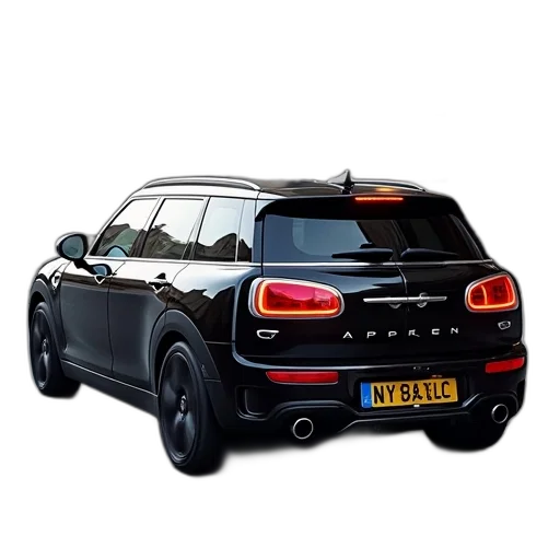 car, 3d render, photorealistic, mini transparent PNG cut-out