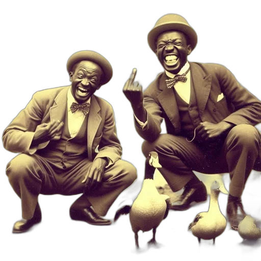 two, men, formal, attire transparent PNG cut-out