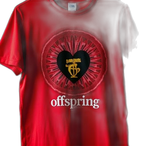 offspring, tee, shirt, shown transparent PNG cut-out