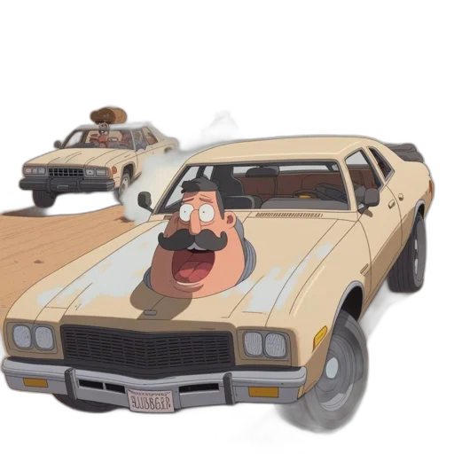 car, animal, concept art, cartoon transparent PNG cut-out