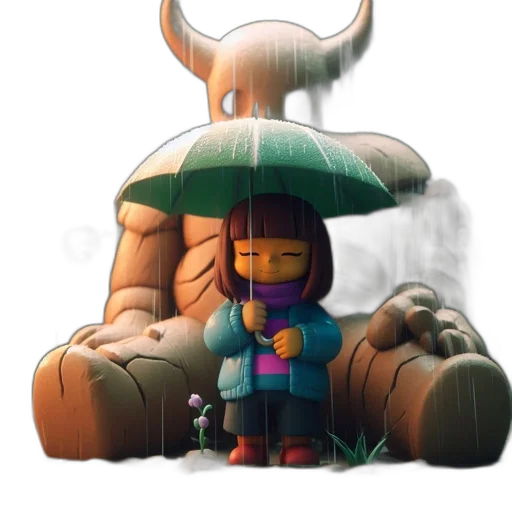 umbrella, furniture, robot, creature transparent PNG cut-out