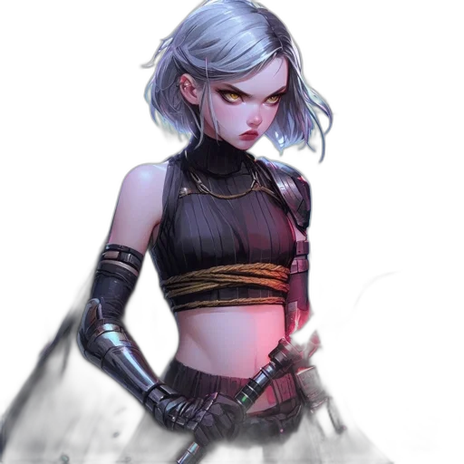 staff, dress, mask, concept art transparent PNG cut-out