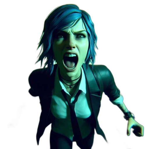 staff, face, concept art, 3d render transparent PNG cut-out