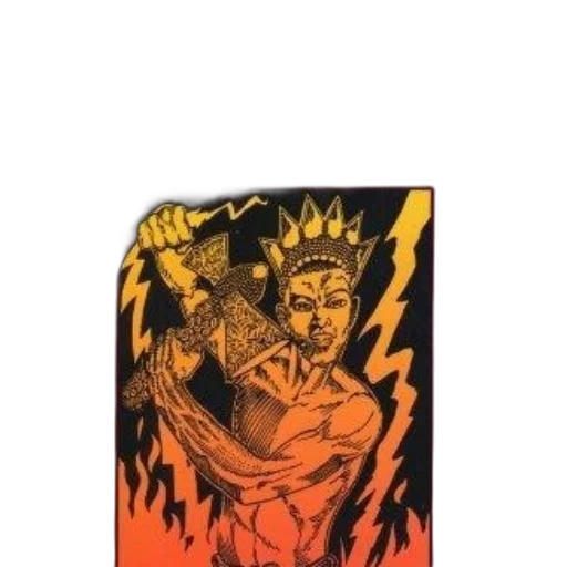 jacket, comic book art, concept art, fire transparent PNG cut-out