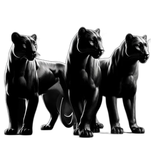 animal, 3d render, concept art, fantasy art transparent PNG cut-out