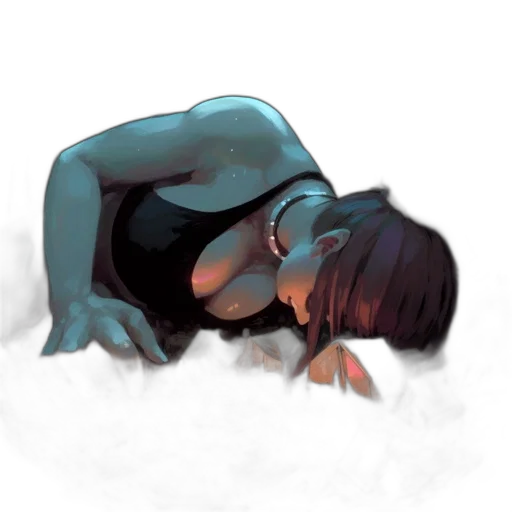 creature, mask, face, concept art transparent PNG cut-out