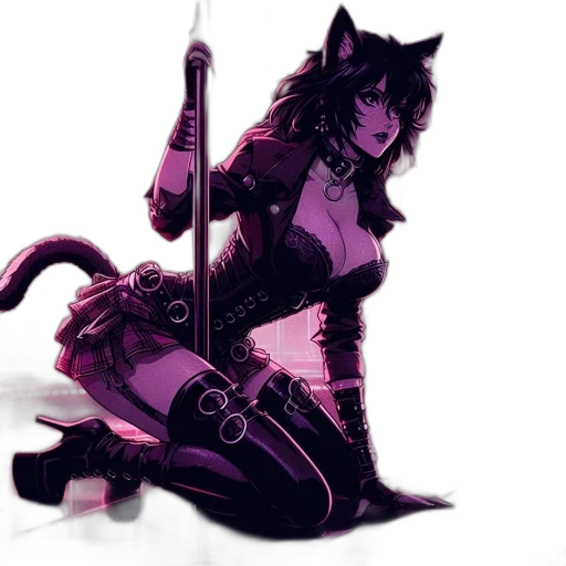 staff, weapon, sword, fantasy art transparent PNG cut-out