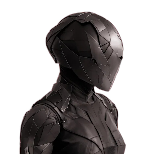 mask, robot, jacket, face transparent PNG cut-out