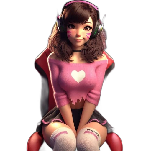 robot, dress, face, staff transparent PNG cut-out