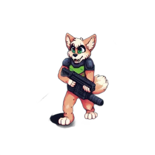 staff, weapon, animal, jacket transparent PNG cut-out