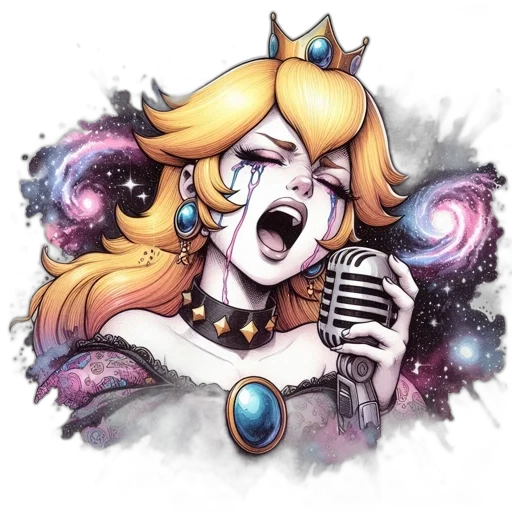crown, staff, watercolor, cartoon transparent PNG cut-out