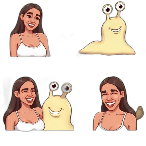 creature, concept art, cartoon, pixel art transparent PNG cut-out