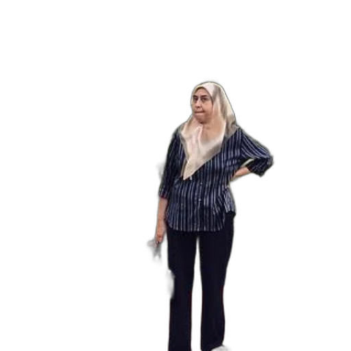 jacket, dress, hair, staff transparent PNG cut-out