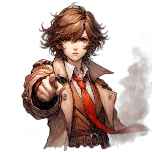 staff, weapon, jacket, concept art transparent PNG cut-out