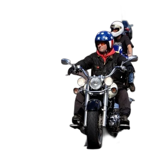 concept art, 3d render, man, motorcycle transparent PNG cut-out