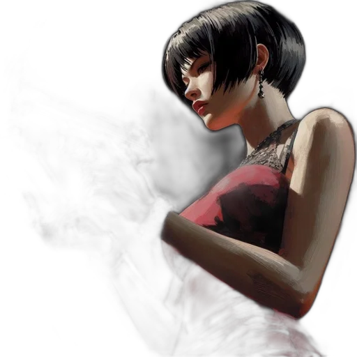 dress, mask, face, photorealistic transparent PNG cut-out