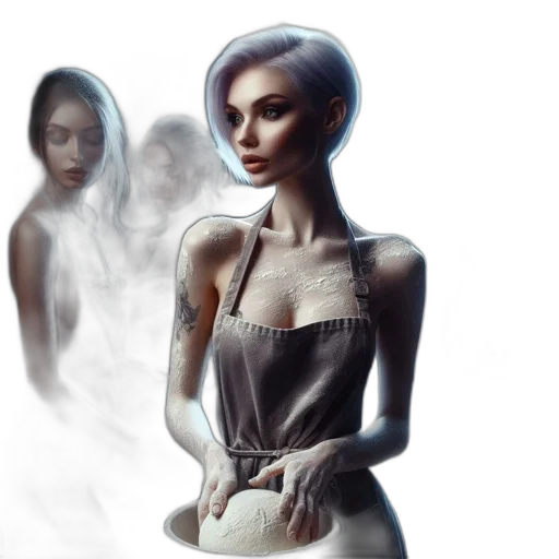 dress, mask, concept art, fantasy art transparent PNG cut-out