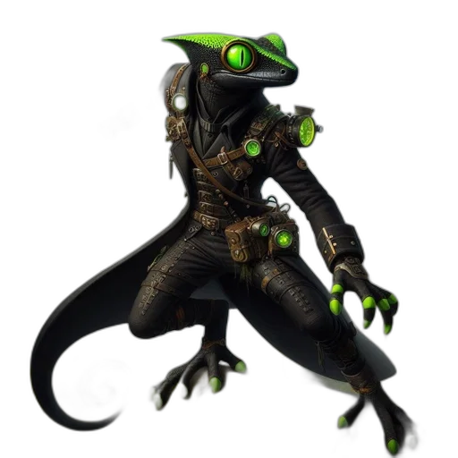 dragon, creature, animal, staff transparent PNG cut-out