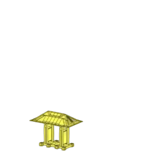 furniture, umbrella, robot, building transparent PNG cut-out