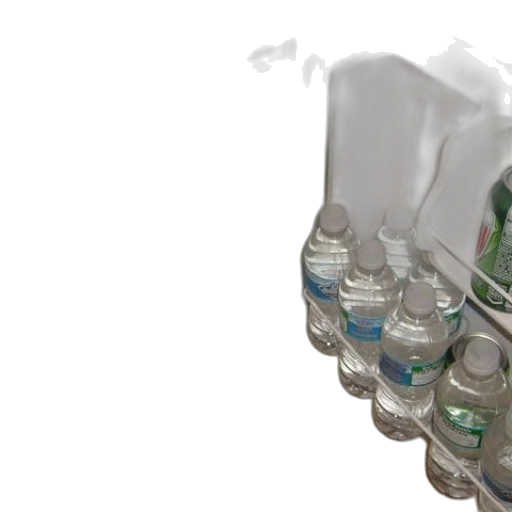 bottle, 3d render, photorealistic, mini transparent PNG cut-out