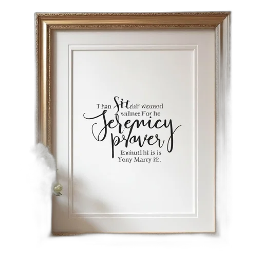 jewelry, serenity, prayer, framed transparent PNG cut-out
