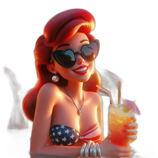 cartoon, 3d render, concept art, photorealistic transparent PNG cut-out