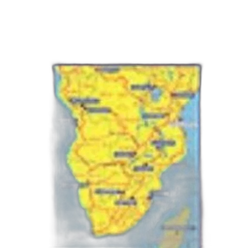 map, central, south, madagascar transparent PNG cut-out
