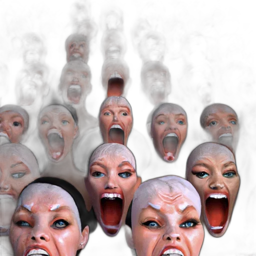 mask, face, creature, hair transparent PNG cut-out