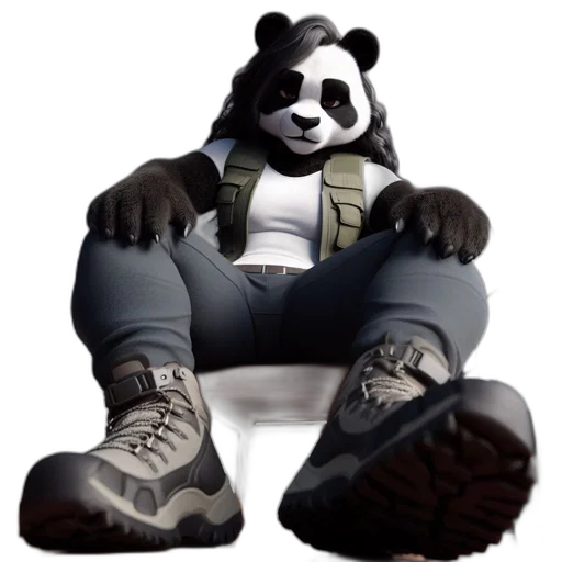 animal, shoes, 3d render, concept art transparent PNG cut-out