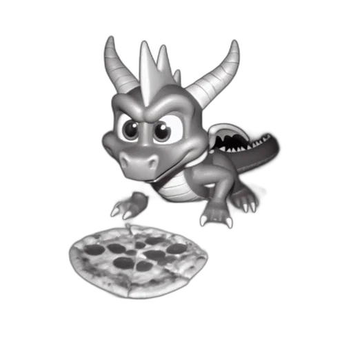 dragon, food, creature, animal transparent PNG cut-out